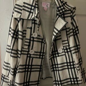 Women’s small black and white short Spring Jacket